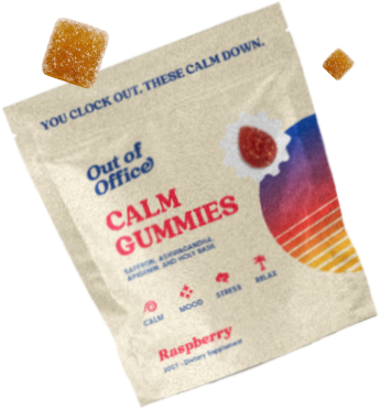 Out of Office Calm gummies pouch